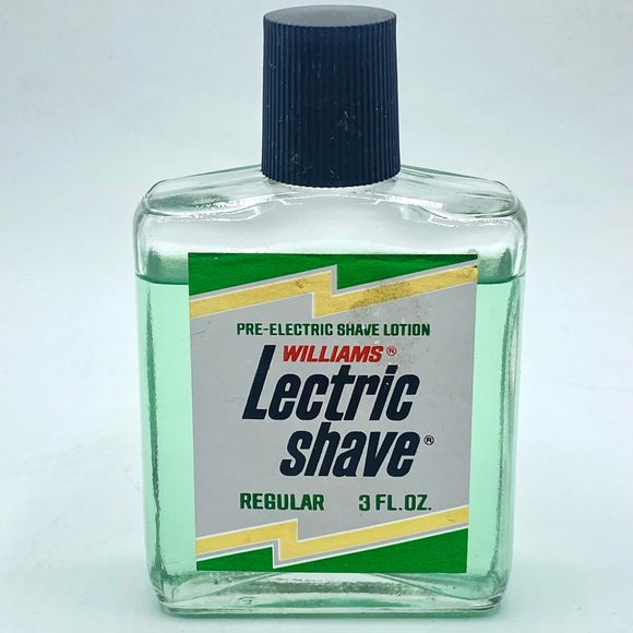 Vintage Williams Lectric Shave Pre-Electric Shave Lotion Regular 3oz VTG - Picture 1 of 3